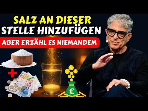 Streuen Sie heute Abend Salz in Ihrem Schlafzimmer und beobachten Sie was passiert Reichtum anziehen