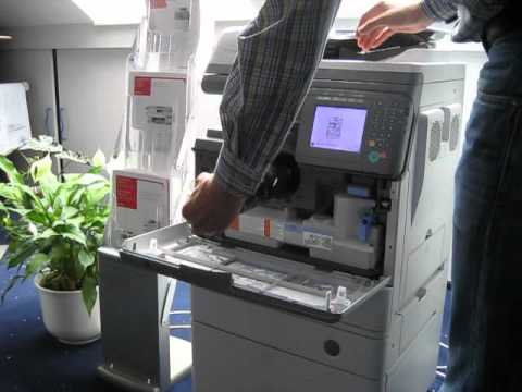 Tonerwechsel   Canon iR 1730i 1740i 1750i   www OKM2000 de