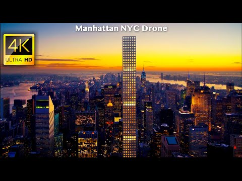 Manhattan New York City (NYC) - 4K UHD Drone Video