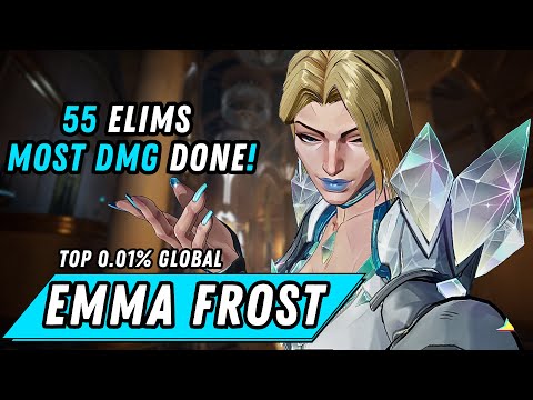 55 ELIMS! TOP 0.01% EMMA FROST ! Spooky2 - Marvel Rivals