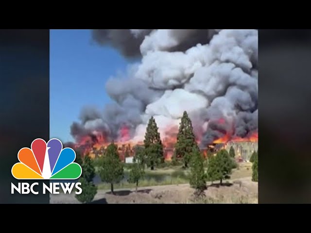 California Faces Explosive Fire Amid Blazing Temperatures