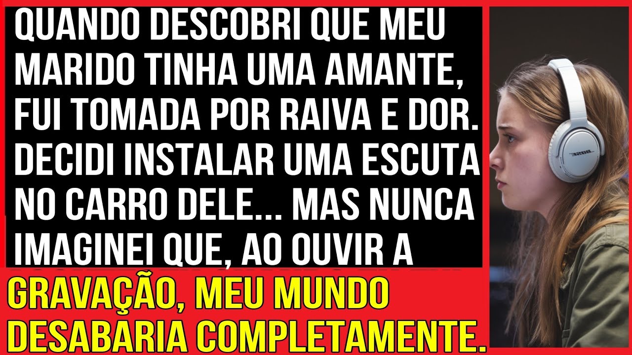 Quando descobri que meu marido tinha uma amante, uma onda de raiva e dor me dominou...