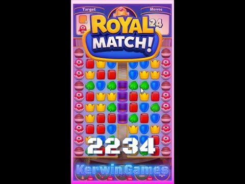 Royal Match Level 2234 - No Boosters Gameplay