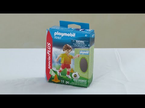 Unboxing Playmobil : Le footballeur (2019) – 70157