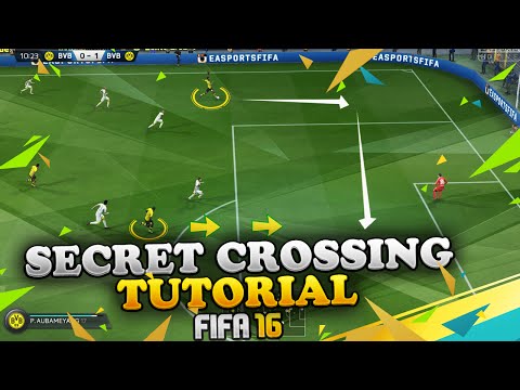 FIFA 16 AFTER PATCH SECRET CROSSING TUTORIAL - BEST CROSSING TECHNIQUE - HOW TO SCORE CROSSES