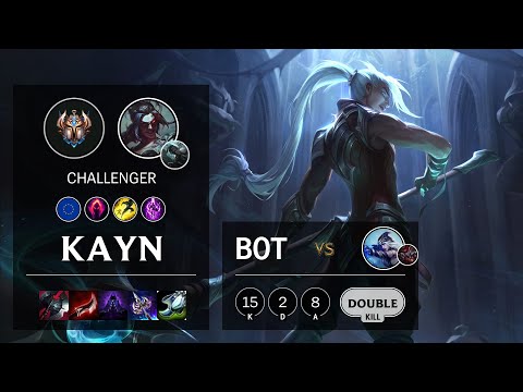 Kayn Bot vs Ashe - EUW Challenger Patch 10.16