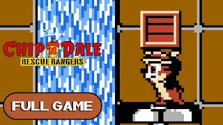 Disney's Chip 'n Dale: Rescue Rangers NES FULL GAME Longplay Gameplay Walkthrough Playthrough VGL