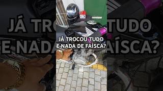 SUA MOTO NÃO DÁ FAÍSCA? É ISSO AQUI! #motos #oficina #honda