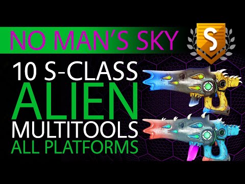 10 EPIC S Class Alien Multitools in No Man's Sky 2019 | PC, PS4, Xbox | Xaine's World NMS Video