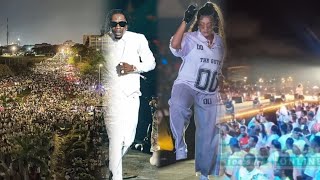 ShattaFest25 — Sister Sandy Makes History as LeadFemale MC for Shatta Wale's Record-Breaking Concert