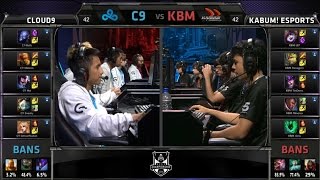 S4 Worlds Group Stage C9 vs KBM (Group D) Highlights