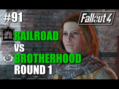 Fallout 4: Walkthrough Part 91 - Railroad VS Brotherhood Round 1