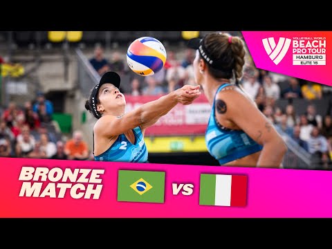 Thamela/Victoria vs. Gottardi/Menegatti - Bronze Match Highlights | Hamburg 2024 #BeachProTour