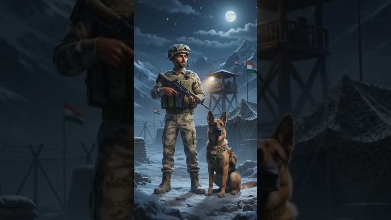🇮🇳 वफादार फौजी कुत्ते ने बचाई पूरी भारतीय चौकी | बहादुर जवान और K9 की सच्ची वीरता जैसी कहानी 🐕🔥