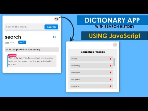Create A Dynamic Dictionary App With Javascript Html Css Step By Step Tutorial