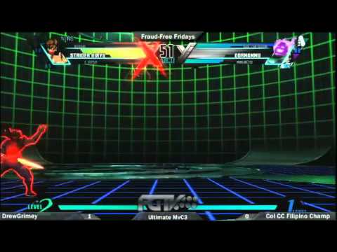 [5-18-12]FR3 UMvC3 FChamp vs  Drew Grimey