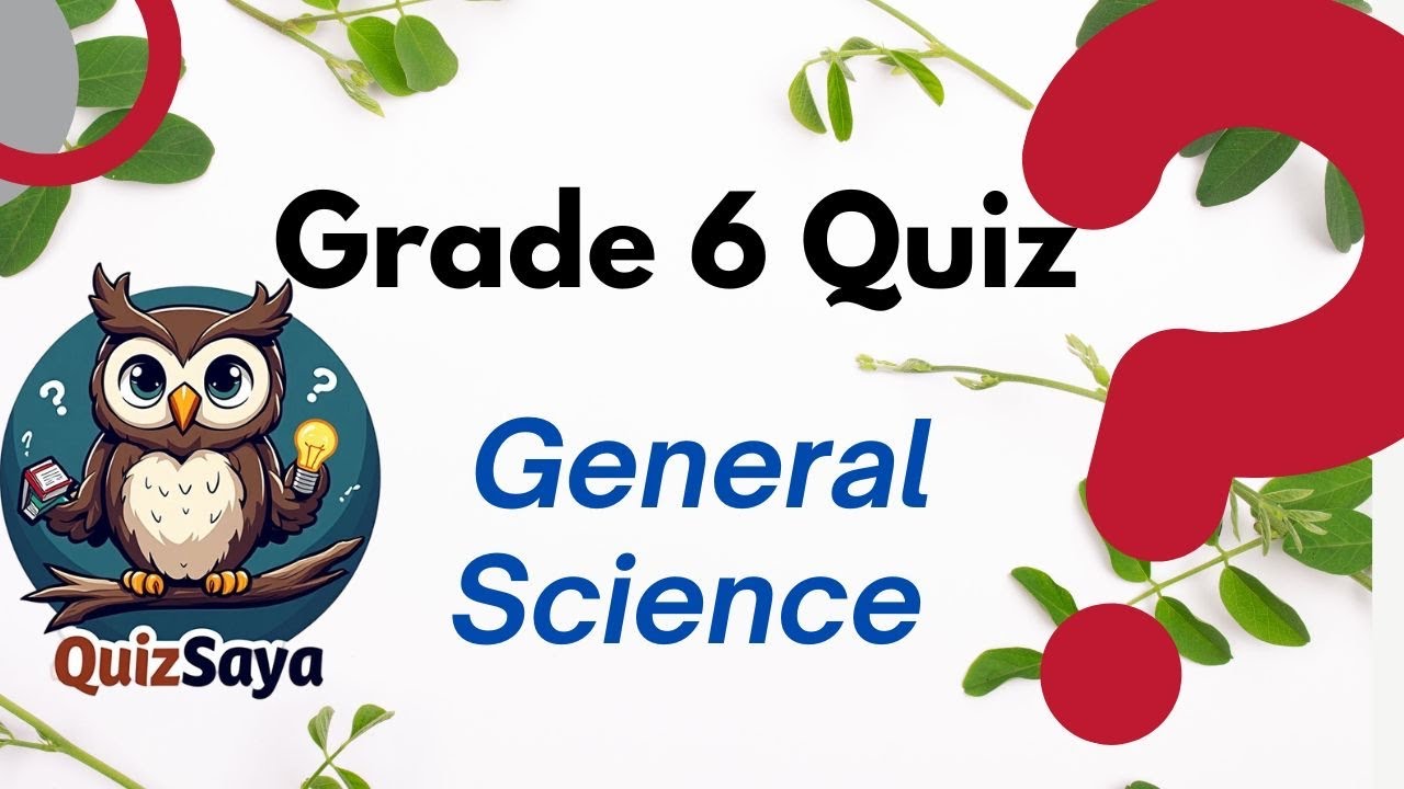 General Science Quiz for Grade 6: Can You Get 20/20? Part 1