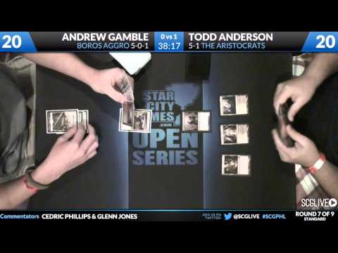 SCGPHL - Standard - Round 7 - Andrew Gamble vs Todd Anderson