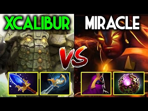 Miracle- DOTA2 Patch 7.02 [Ember Spirit] VS Xcalibur [Tiny] - Red Days