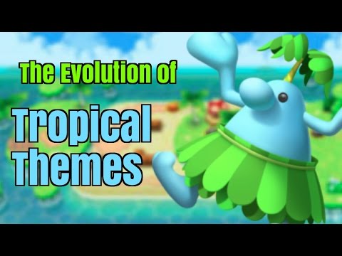 Every Super Mario Bros Tropical Theme | Evolution of Mario Music
