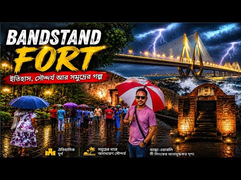৩৮৬ বছরের পুরনো Bandstand Fort-এর ইতিহাস |🔥 Castella de Aguada | Mumbai Travel Vlog