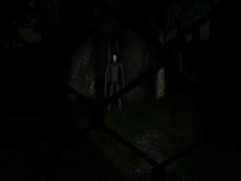 slender hintern Zaun, out of map :)