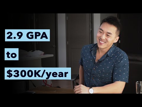 GPA2.9的人現在做SWE（軟件工程師）賺了30萬。 (Guy with 2.9 GPA now makes $300k as a SWE (Software Engineer))