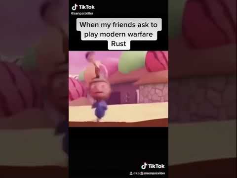 When your friends ask you to play cod