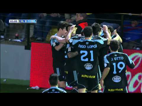 Gol de Orellana (0-1) en el Villarreal CF - Celta de Vigo - HD
