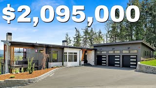 Inside a $2,000,000 INSANE Luxury Home in Bellingham Wa l Home for Sale 2023