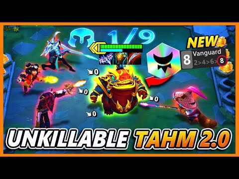 UNKILLABLE Tahm Kench 2.0 (99% DAMAGE REDUCTION) - BunnyFuFuu | Teamfight Tactics | SET 4