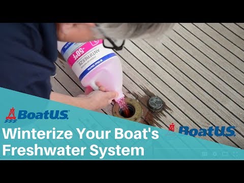 Winterize Your Boat's Freshwater System | BoatUS