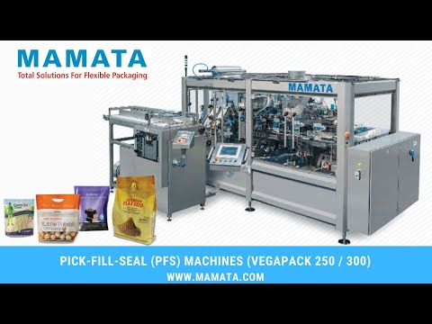 Vegapack Pick-Fill-Seal (PFS) Pouch Packaging Machines Manufacturer & Exporter | Mamata Machinery