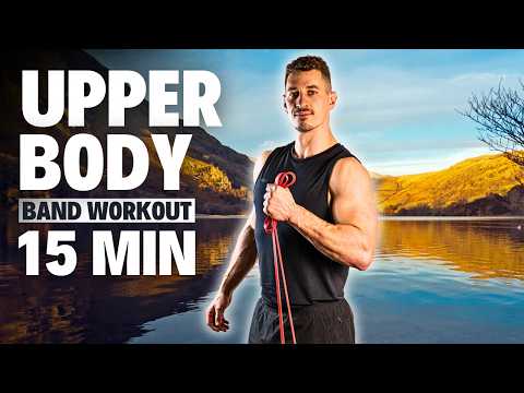 15 Min UPPER BODY RESISTANCE BAND WORKOUT | Follow Along