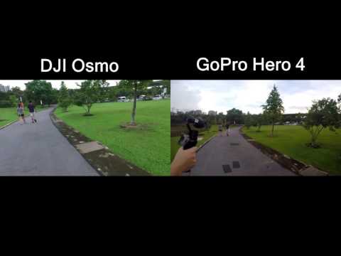 DJI Osmo vs GoPro Hero 4 comparison