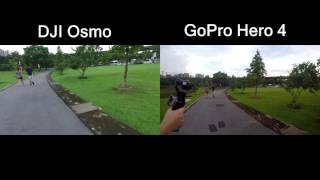 DJI Osmo vs GoPro Hero 4 comparison