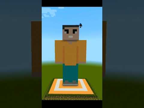 Trending Gamerz - I Build Techno Gamerz Statue in Minecraft  #shorts