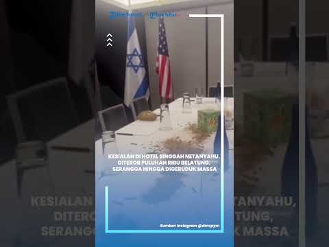 Kesialan di Hotel Singgah Netanyahu, Diteror Puluhan Ribu Belatung, Serangga hingga Digeruduk Massa