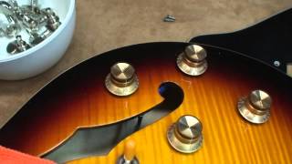 Video thumbnail for Epiphone Dot Deluxe:Gets D'Addario Planet Waves Auto Trim Tuning Machines by Woodeso's Guitar Mods