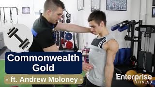 Mark Trains Andrew Moloney, Commonwealth Games Gold Medalist