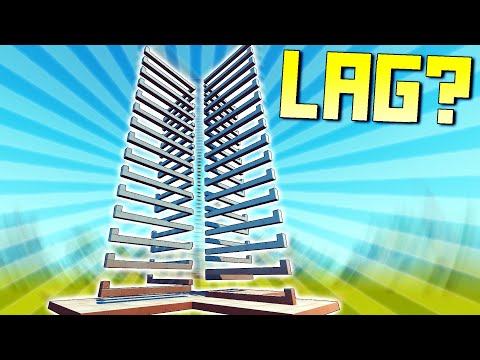 We Searched for "Lag" on the Workshop to Punish our Computers! - Scrap Mechanic Workshop Hunters