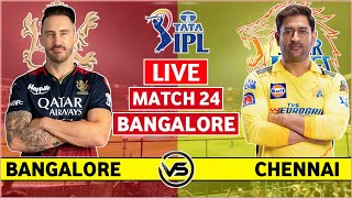 RCB vs CSK Live Scores & Commentary | Royal Challengers Bangalore vs Chennai Super Kings Live Scores