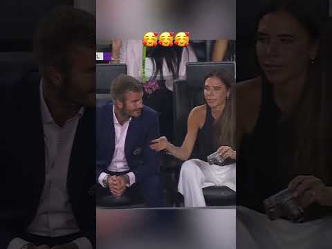 This moment between Victoria and David Beckham ❤️ (via @Major League Soccer on Apple TV) #shorts