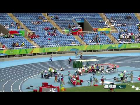 Athletics | Men's 400m  T12 Round 1 heat 4 | Rio 2016 Paralympic Games