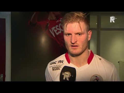 Mart Dijkstra baalt van de 1-1 in de kampioenswedstrijd