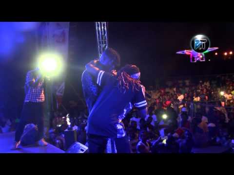Stonebwoy Burniton  and Mugeez R2Bees  performes "Skeena" at BHIM Nation Ultimate Concert Tema 2015