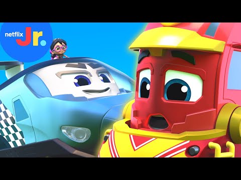 Freight Nate's Teamwork Troubles! 🚂 Mighty Express: Mighty Trains Race | Netflix Jr