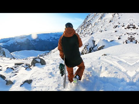 We Timed This Snowboard Run Perfectly