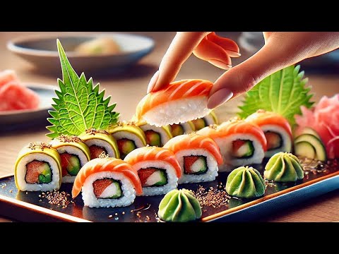 How To Plate Sushi 10 Different Sushi Decoration Ideas Plating Techniques For Sushi Part 1