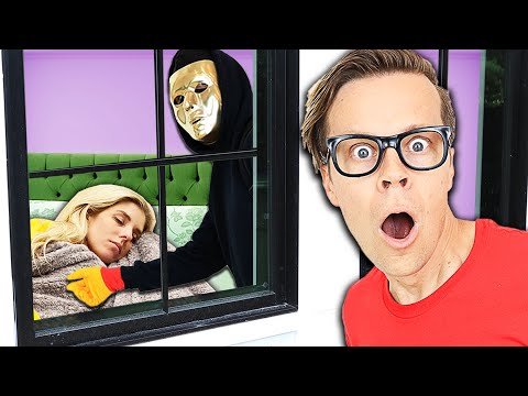 Caught Hackers Spying on Rebecca in Our House! (24 Hours Searching for Clues Challenge Face Reveal)